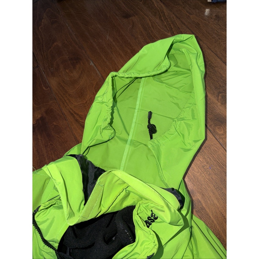 XL Vintage Kawasaki Monster Energy Racing 2 Piece Jacket & Fleece Sweater Zip up - Picture 10 of 16